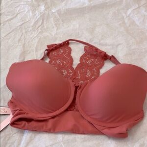 VS back  lace shape V bra